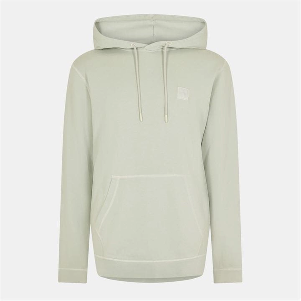 Hugo Boss Men's Over-the-head Hoodie - Grey
